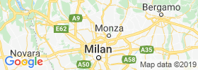 Nova Milanese map